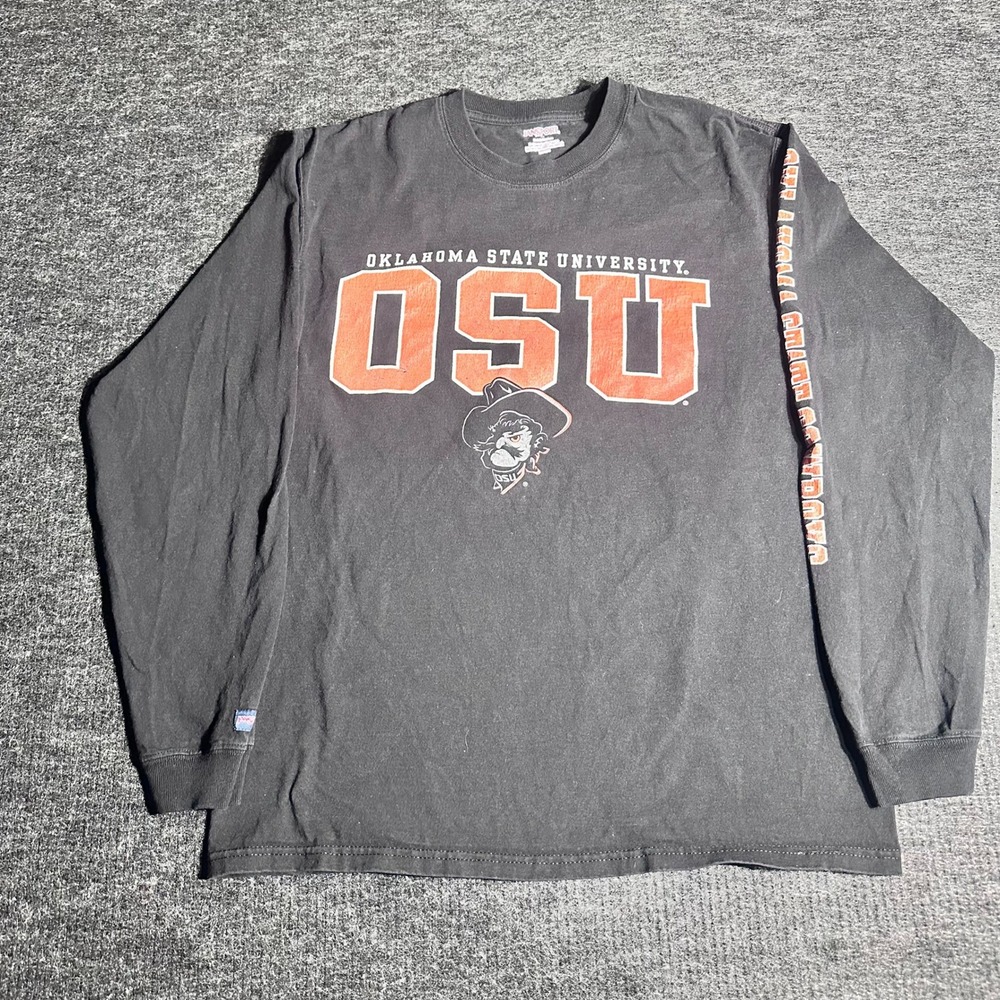 Jansport Oklahoma State University OSU Cowboys Long Sleeve T-Shirt Black(A32)